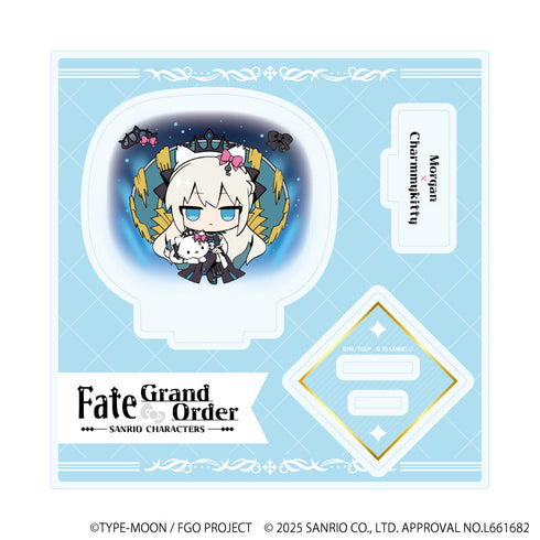 『Fate/Grand Order×サンリオキャラクターズ』アクリルスタンドプレート26/モルガン×チャーミーキティ(コラボイラスト)